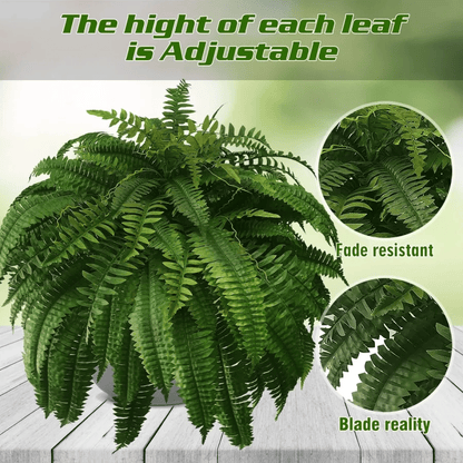 🔥🔥Last Day 75% OFF--UV Resistant Lifelike Artificial Boston Fern