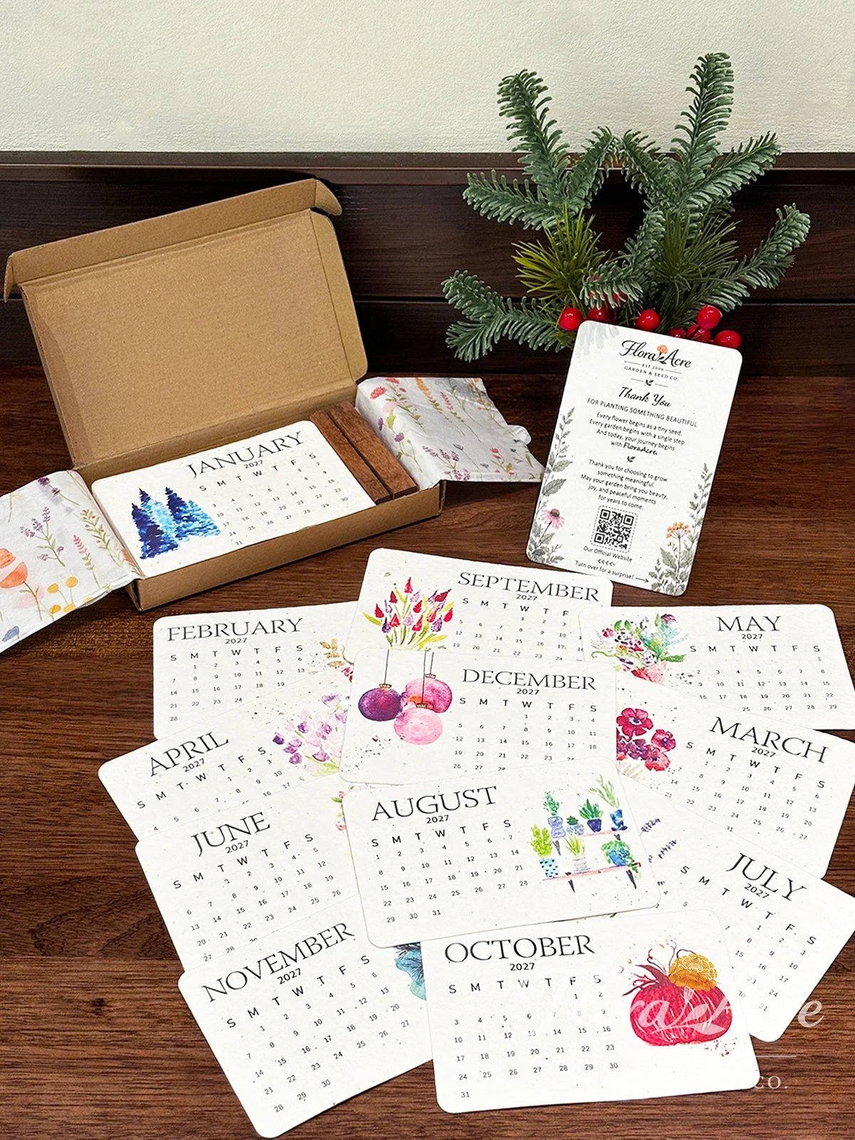 💥Early Holiday Sale 50% OFF🌱Eco-Friendly Plantable “Timeless” Seed Calendar 2027