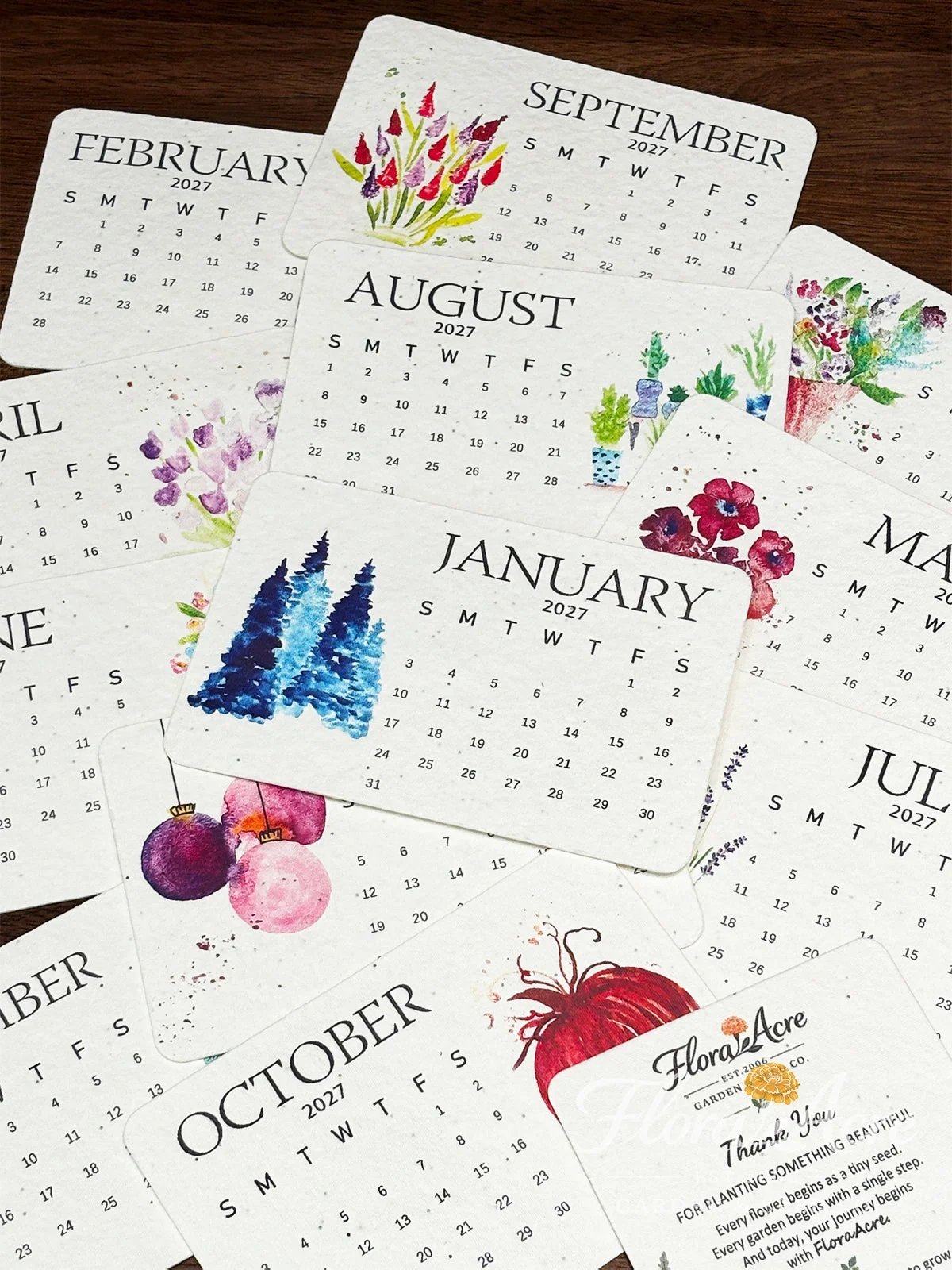 💥Early Holiday Sale 50% OFF🌱Eco-Friendly Plantable “Timeless” Seed Calendar 2027
