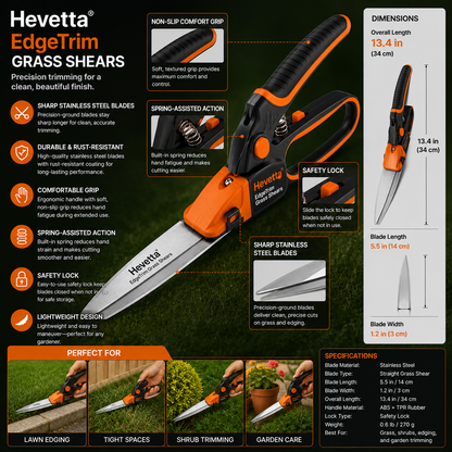 Hevetta® EdgeTrim Grass Shears