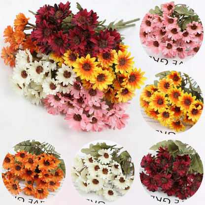 🔥 50% OFF Today Only 🔥 - Artificial Outdoor Mums Flowers - UV resistant, Waterproof, Windproof🌼